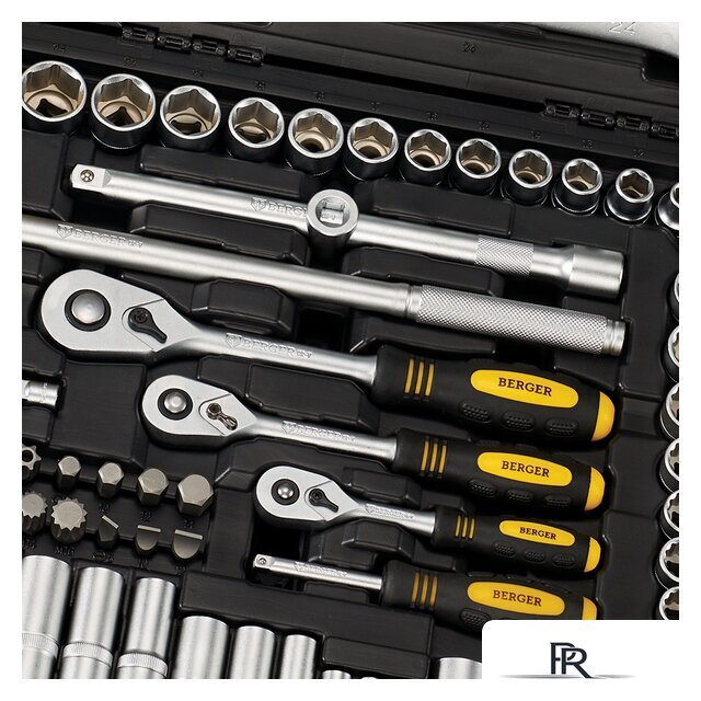 Универсальный набор инструментов Berger BG163-121438 (163 предмета) - Изображение №5 — Интернет-магазин ПроЗаказ