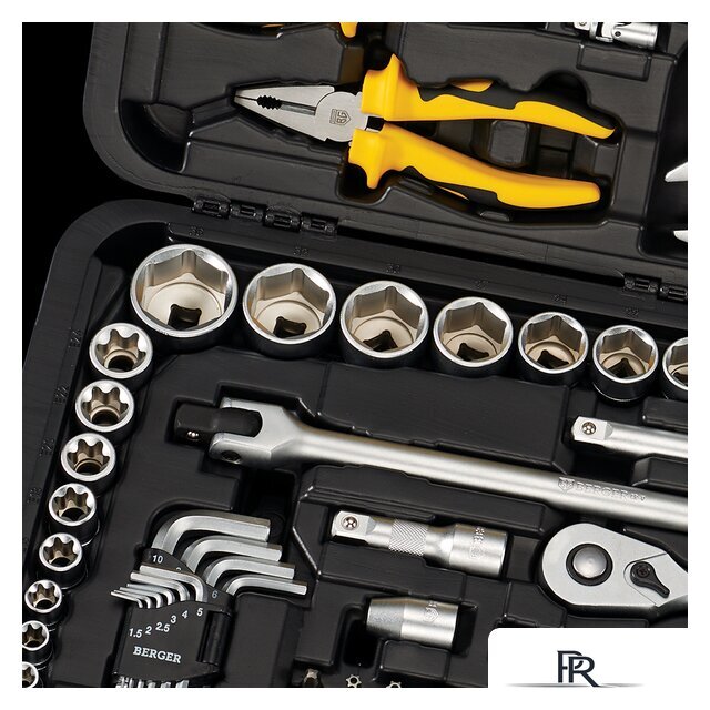 Универсальный набор инструментов Berger BG163-121438 (163 предмета) - Изображение №4 — Интернет-магазин ПроЗаказ