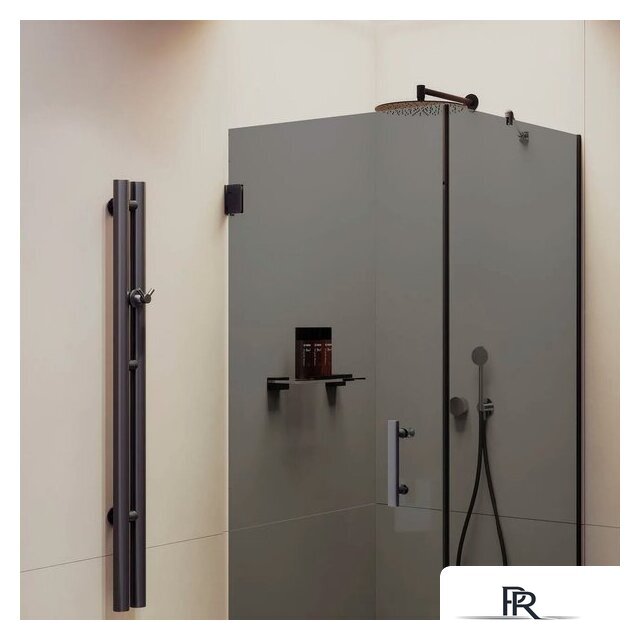 Душевой уголок MaybahGlass MGY-1309-6 (графитовое стекло/черный) - Изображение №3 — Интернет-магазин ПроЗаказ