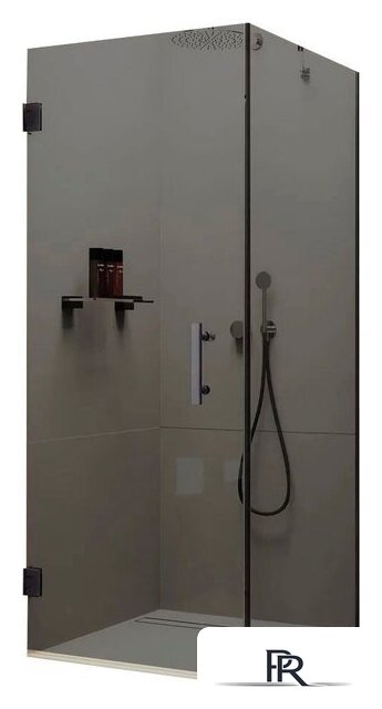 Душевой уголок MaybahGlass MGY-1309-6 (графитовое стекло/черный) - Изображение №1 — Интернет-магазин ПроЗаказ