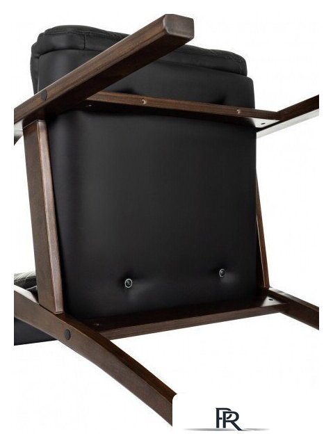 Офисный стул Бюрократ T-9932W-CF-Eco (черный, экокожа) - Изображение №11 — Интернет-магазин ПроЗаказ