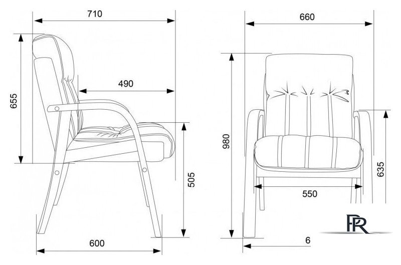 Офисный стул Бюрократ T-9932W-CF-Eco (черный, экокожа) - Изображение №12 — Интернет-магазин ПроЗаказ
