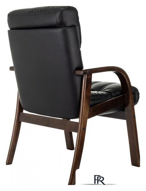 Офисный стул Бюрократ T-9932W-CF-Eco (черный, экокожа) - Изображение №5 — Интернет-магазин ПроЗаказ