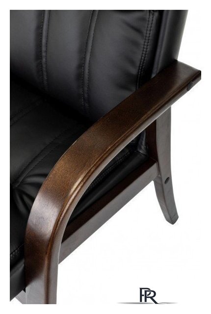 Офисный стул Бюрократ T-9932W-CF-Eco (черный, экокожа) - Изображение №6 — Интернет-магазин ПроЗаказ