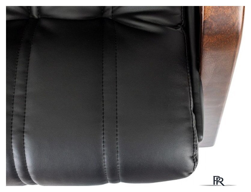 Офисный стул Бюрократ T-9932W-CF-Eco (черный, экокожа) - Изображение №7 — Интернет-магазин ПроЗаказ