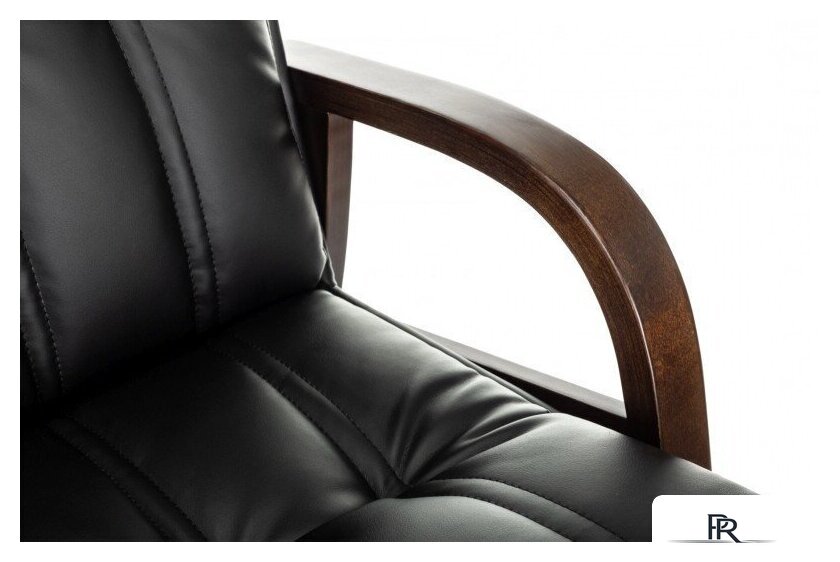 Офисный стул Бюрократ T-9932W-CF-Eco (черный, экокожа) - Изображение №9 — Интернет-магазин ПроЗаказ