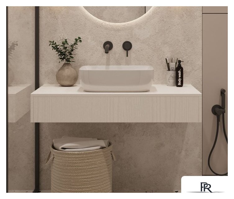  ЗОВ Тумба под умывальник Токио Премиум 100 TP100WWPTOC2 (белый) - Изображение №1 — Интернет-магазин ПроЗаказ