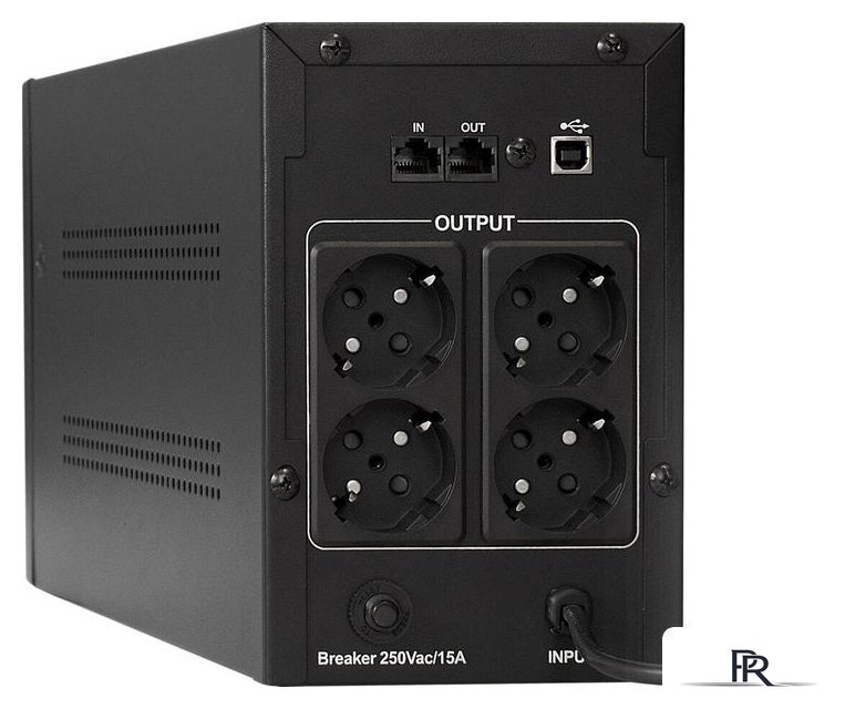 Источник бесперебойного питания ExeGate SpecialPro UNB-1600.LED.AVR.4SH.USB EP285507RUS - Изображение №2 — Интернет-магазин ПроЗаказ