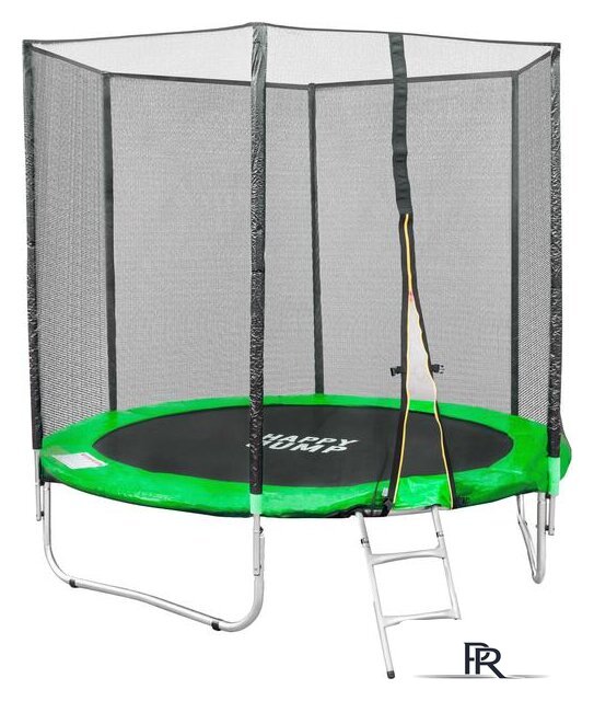 Батут Happy Jump 8ft Pro 252 см с внешней сеткой и лестницей - Изображение №1 — Интернет-магазин ПроЗаказ