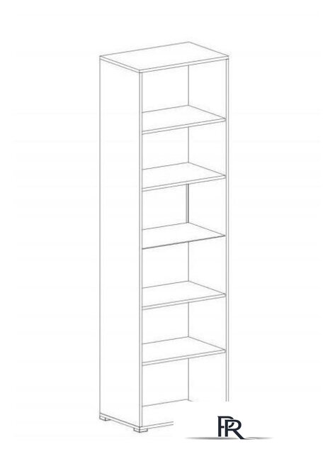 Шкаф-витрина Мебельград Ницца 1 дв (дуб вотан) - Изображение №4 — Интернет-магазин ПроЗаказ