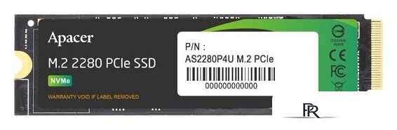 SSD Apacer AS2280P4U 1TB AP1TBAS2280P4U - Изображение №1 — Интернет-магазин ПроЗаказ