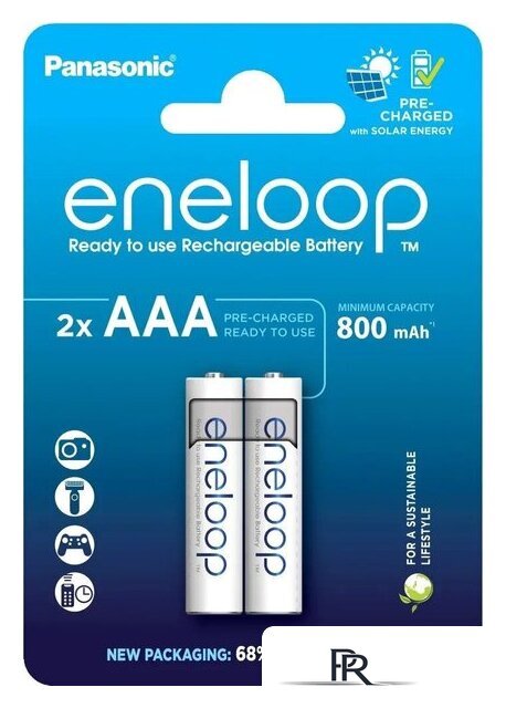 Аккумулятор Panasonic Eneloop AAA BK-4MCDE/2CP (2 шт) - Изображение №1 — Интернет-магазин ПроЗаказ