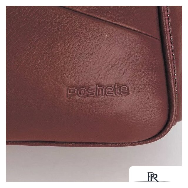 Городской рюкзак Poshete 827-254185-BRD (бордовый) - Изображение №2 — Интернет-магазин ПроЗаказ