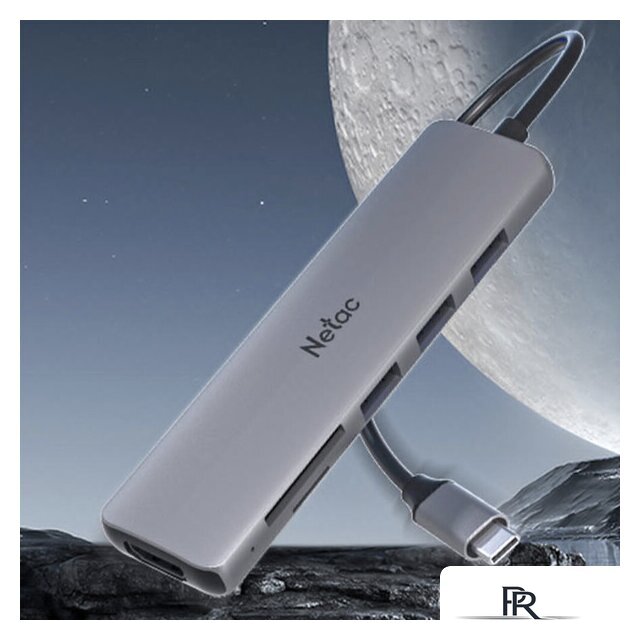 USB-хаб Netac WF14 NT08WF14-30GR - Изображение №1 — Интернет-магазин ПроЗаказ