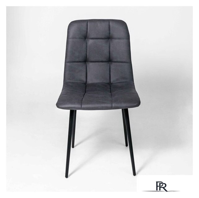 Стул Алвест AV 406-N (графитовая замша Kiprus 13/черный) - Изображение №3 — Интернет-магазин ПроЗаказ