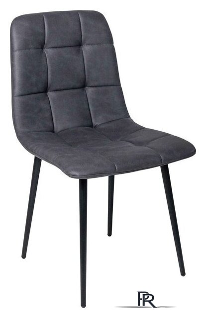 Стул Алвест AV 406-N (графитовая замша Kiprus 13/черный) - Изображение №1 — Интернет-магазин ПроЗаказ