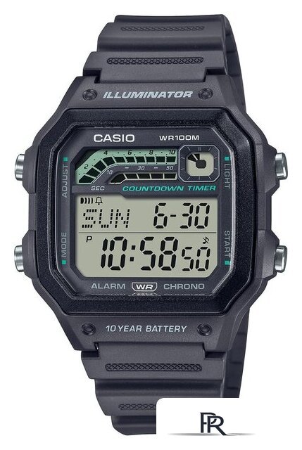 Наручные часы Casio Standard WS-1600H-8A - Изображение №1 — Интернет-магазин ПроЗаказ