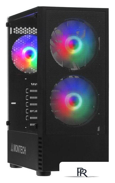 Корпус Montech X2 Mesh (черный) - Изображение №1 — Интернет-магазин ПроЗаказ