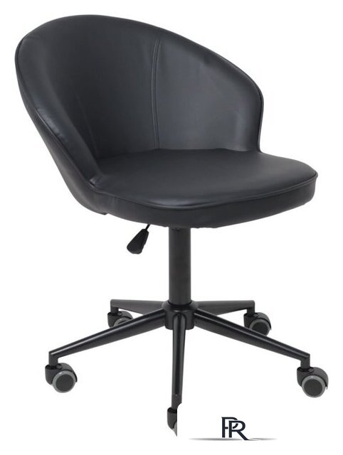 Офисное кресло AksHome Foxy (экокожа, черный/черный) - Изображение №1 — Интернет-магазин ПроЗаказ