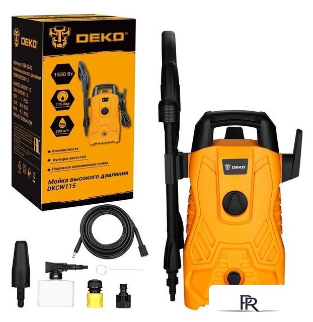 Мойка высокого давления Deko DKCW115 084-2040 - Изображение №1 — Интернет-магазин ПроЗаказ