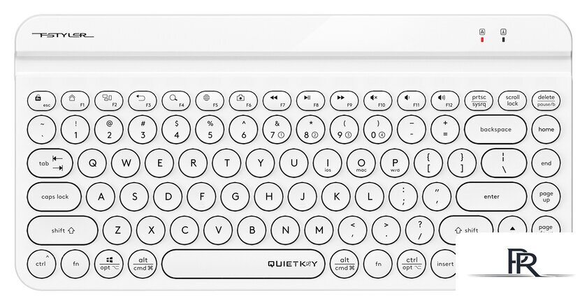 Клавиатура A4Tech Fstyler FBK30 (белый) - Изображение №1 — Интернет-магазин ПроЗаказ