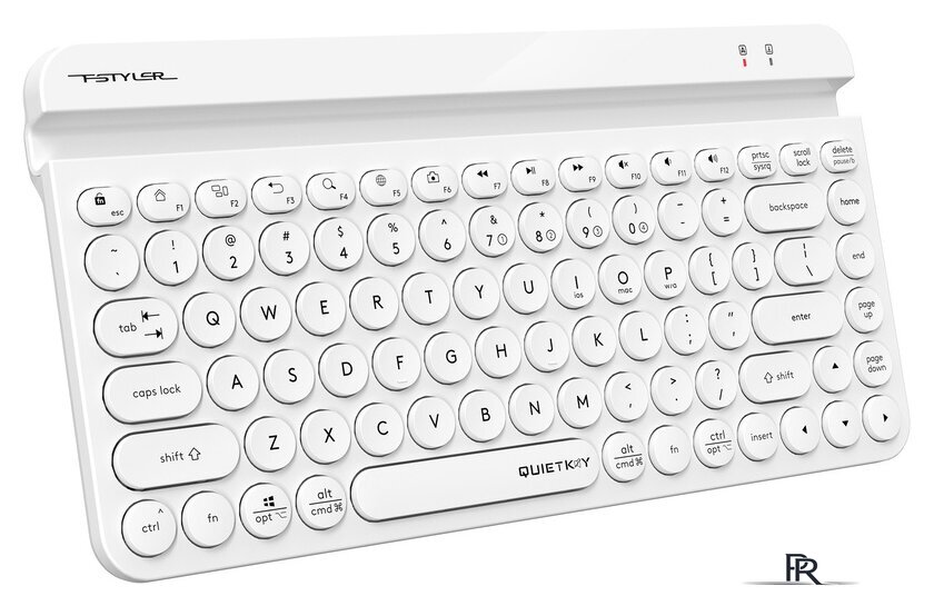 Клавиатура A4Tech Fstyler FBK30 (белый) - Изображение №3 — Интернет-магазин ПроЗаказ