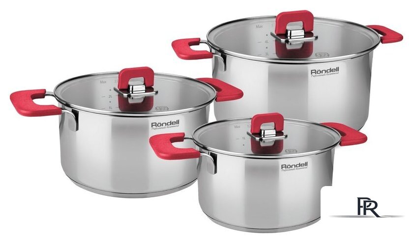 Набор кастрюль Rondell Savvy RDS-940 - Изображение №1 — Интернет-магазин ПроЗаказ