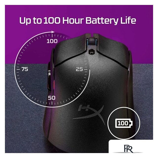 Игровая мышь HyperX Pulsefire Haste 2 Wireless (черный) - Изображение №3 — Интернет-магазин ПроЗаказ