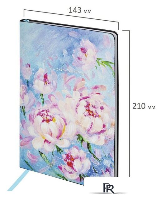 Ежедневник BRAUBERG Vista Pink Flowers 112075 - Изображение №4 — Интернет-магазин ПроЗаказ