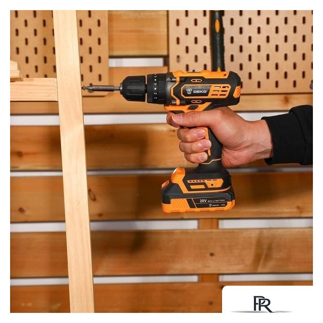 Ударная дрель-шуруповерт Deko DKCD20 Impact Set 063-4415 (с 2-мя АКБ 2 Ач, кейс) - Изображение №6 — Интернет-магазин ПроЗаказ