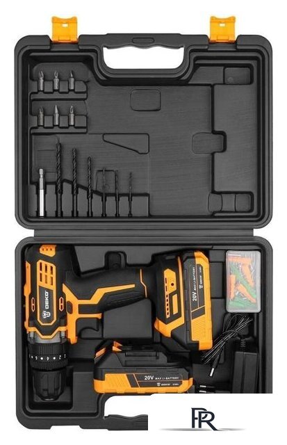 Ударная дрель-шуруповерт Deko DKCD20 Impact Set 063-4415 (с 2-мя АКБ 2 Ач, кейс) - Изображение №3 — Интернет-магазин ПроЗаказ