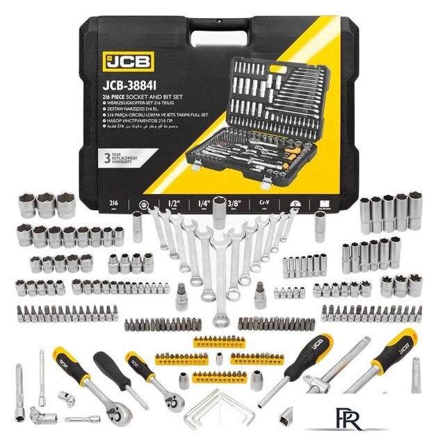 Универсальный набор инструментов JCB JCB-38841 (216 предметов) - Изображение №1 — Интернет-магазин ПроЗаказ
