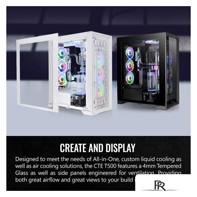 Корпус Thermaltake CTE T500 TG ARGB Snow CA-1X8-00F6WN-01 - Изображение №4 — Интернет-магазин ПроЗаказ