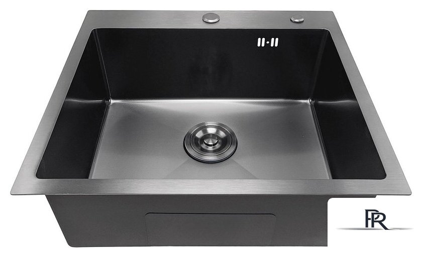 Кухонная мойка Asteria A5550NB-D1 (черный декор) - Изображение №2 — Интернет-магазин ПроЗаказ