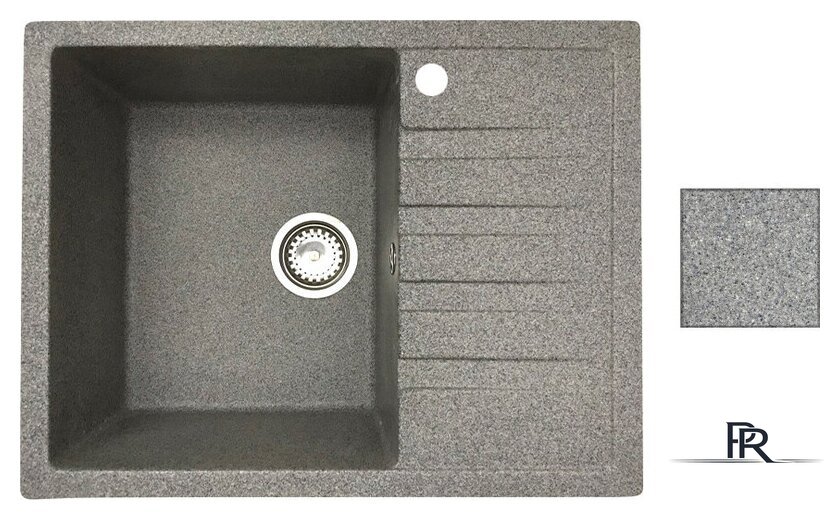 Кухонная мойка БелЭворс Vega L (серый, без сифона) - Изображение №1 — Интернет-магазин ПроЗаказ