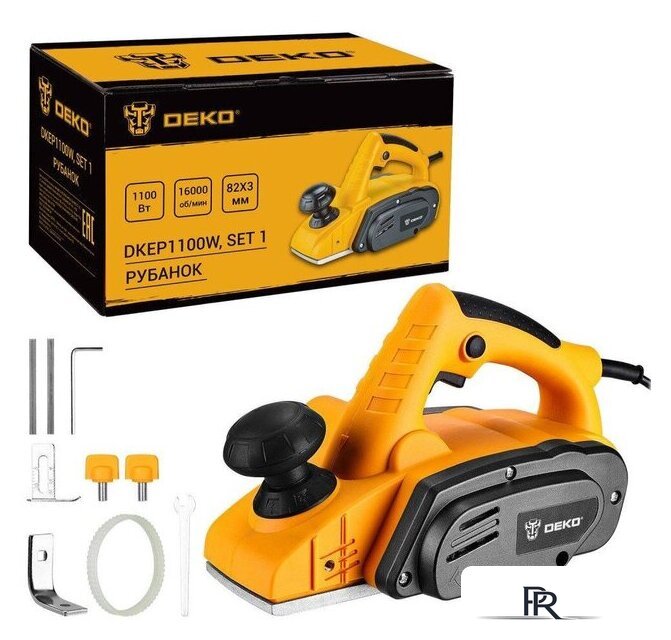 Рубанок Deko DKEP1100W Set1 083-1074 - Изображение №1 — Интернет-магазин ПроЗаказ