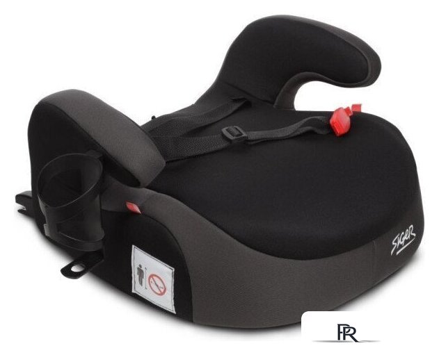 Детское сиденье Siger Fix Lux KRES3999 (мокрый асфальт) - Изображение №1 — Интернет-магазин ПроЗаказ