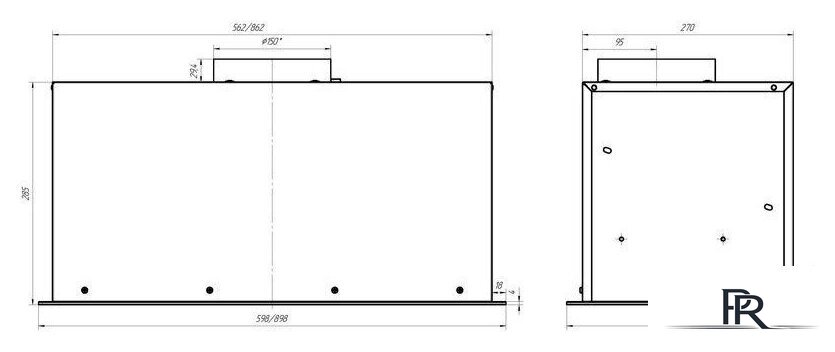 Кухонная вытяжка Franke Luce 60 IX 305.0738.595 - Изображение №10 — Интернет-магазин ПроЗаказ