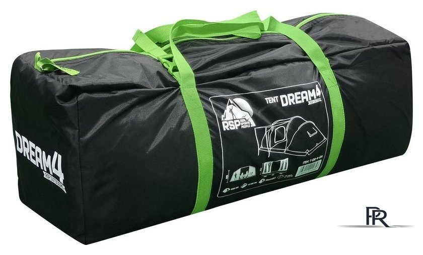 Кемпинговая палатка RSP Outdoors Dream 4 (зеленый) - Изображение №20 — Интернет-магазин ПроЗаказ