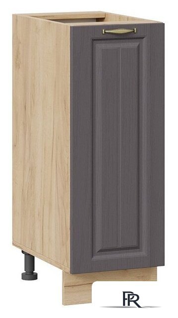 Шкаф напольный Трия Лина 1Н3 (дуб крафт золотой/графит) - Изображение №1 — Интернет-магазин ПроЗаказ