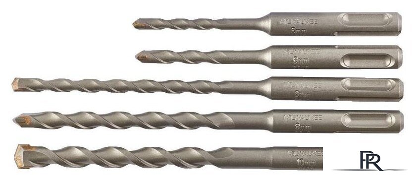 Набор буров Milwaukee 4932471242 (5 предметов) - Изображение №2 — Интернет-магазин ПроЗаказ