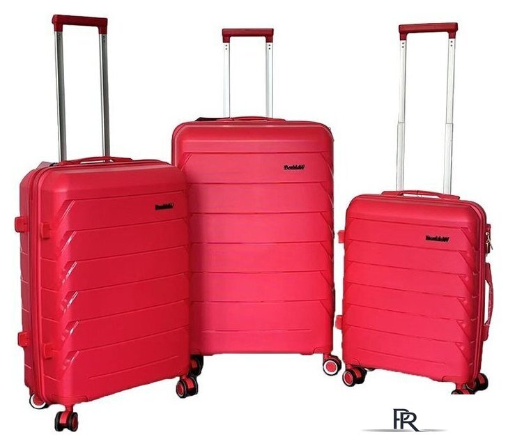Чемодан-спиннер DoubleW YF-PP02 (S, красный) - Изображение №8 — Интернет-магазин ПроЗаказ