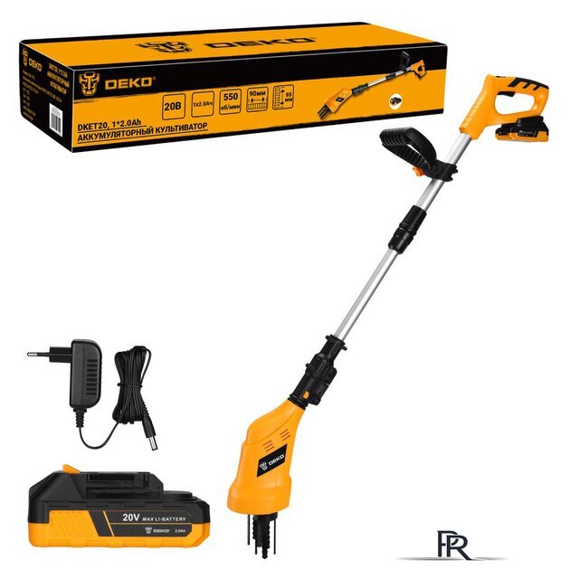 Мотокультиватор аккумуляторный Deko DKET20 065-1215 (с 1-им АКБ) - Изображение №1 — Интернет-магазин ПроЗаказ