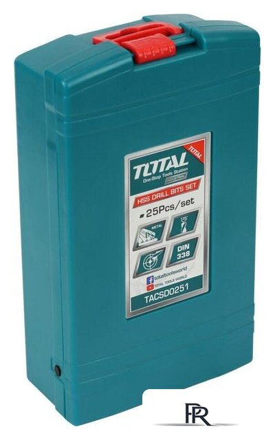 Набор сверл Total TACSD0251 (25 предметов) - Изображение №7 — Интернет-магазин ПроЗаказ