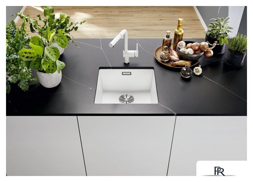 Кухонная мойка Blanco Subline 400-U 527166 (мягкий белый) - Изображение №7 — Интернет-магазин ПроЗаказ