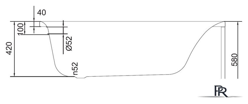 Ванна Cersanit Virgo 170x75 (с каркасом) - Изображение №5 — Интернет-магазин ПроЗаказ