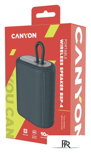 Беспроводная колонка Canyon BSP-4 (серый) - Изображение №4 — Интернет-магазин ПроЗаказ