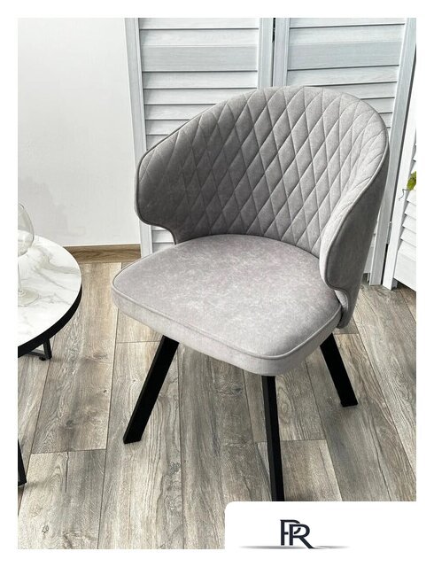 Стул с подлокотниками M-City Skat 670M05312 (B22 cерый/черный) - Изображение №1 — Интернет-магазин ПроЗаказ