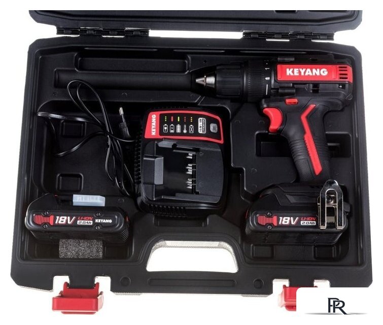 Дрель-шуруповерт Keyang DD18BL-W Set (с 2-мя АКБ, кейс) - Изображение №12 — Интернет-магазин ПроЗаказ