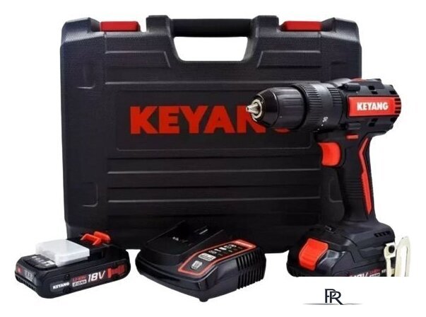 Дрель-шуруповерт Keyang DD18BL-W Set (с 2-мя АКБ, кейс) - Изображение №1 — Интернет-магазин ПроЗаказ
